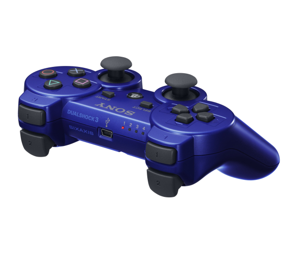 Sony DualShock3 niebieski - 1450313 - zdjęcie 2